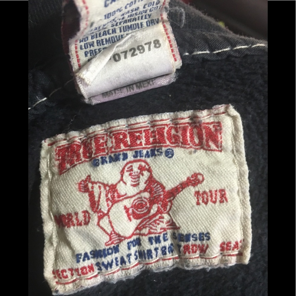 True Religion boys hoodie Medium - Picture 7 of 8